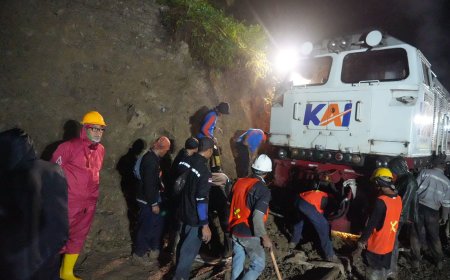 Jalur KA Maswati–Sasaksaat Kembali Dibuka! Evakuasi KA Ciremai Tuntas, Perjalanan Berangsur Normal
