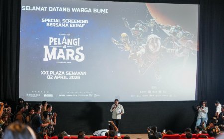 Menparekraf : Film Pelangi di Mars Jadi Penanda Lompatan Teknologi Film Indonesia