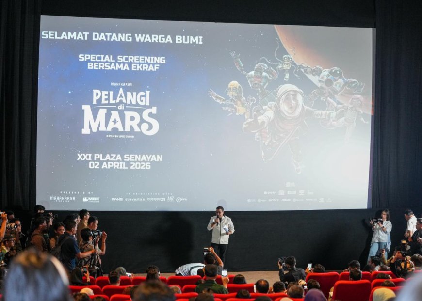 Menparekraf : Film Pelangi di Mars Jadi Penanda Lompatan Teknologi Film Indonesia