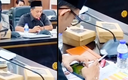 Viral! Anggota DPRD Main Game dan Merokok Saat Rapat Bahas Stunting