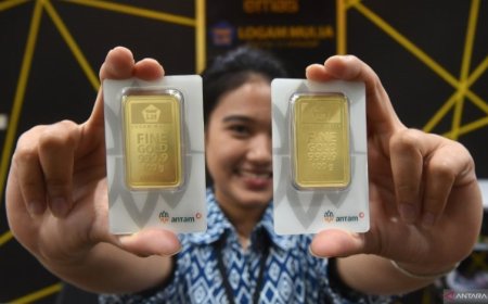 Harga Emas Antam Turun Lagi! Kini Rp2,764 Juta per Gram