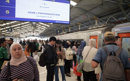 Libur Panjang, Tiket Kereta dari Bandung Terjual 115 Persen