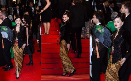 Kebaya Indonesia Tembus Cannes 2026, Penampilan Jolene Marie Jadi Pembicaraan Fashion Dunia
