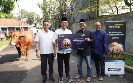 Bank Mandiri Tebar 2.529 Hewan Kurban ke Seluruh Indonesia, Jawa Barat Kebagian 100 Ekor