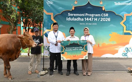 Telkomsel Tebar 590 Hewan Kurban, 40 Ribu Keluarga di Indonesia Rasakan Manfaatnya