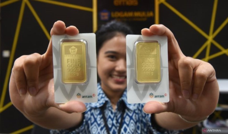 Harga Emas Antam Turun Lagi! Kini Rp2,764 Juta per Gram
