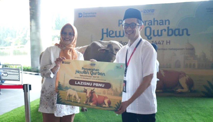 TelkomGroup Tebar 910 Hewan Kurban untuk 62 Ribu Warga