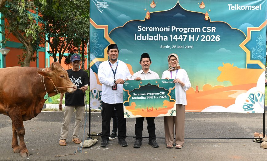 Telkomsel Tebar 590 Hewan Kurban, 40 Ribu Keluarga di Indonesia Rasakan Manfaatnya