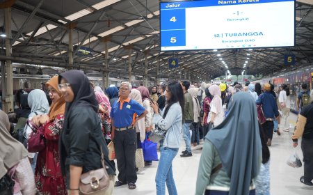 KAI Catat Hampir 120 Ribu Penumpang Datang ke Bandung saat Libur Adha 2026