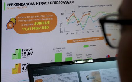 Ekonomi Jawa Barat Tetap Tangguh, Surplus Perdagangan Tembus USD 11,31 Miliar
