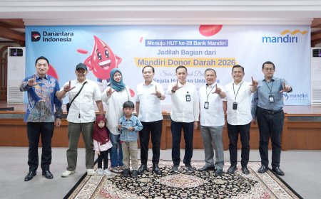 Bank Mandiri Himpun Lebih dari 7.000 Kantong Darah Jelang HUT Ke-28