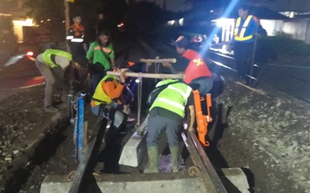KAI Daop 2 Bandung Targetkan 47 Perbaikan Geometri Perlintasan Sebidang Sepanjang 2026