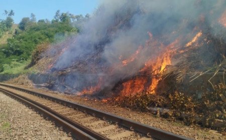 KAI Daop 2 Bandung Ajak Warga Cegah Kebakaran di Jalur Rel