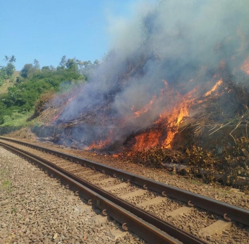KAI Daop 2 Bandung Ajak Warga Cegah Kebakaran di Jalur Rel