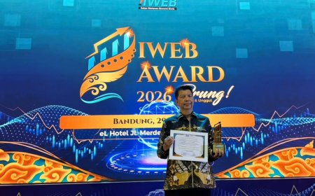 OJK Jabar Raih IWEB Financial Literatur and Education Partnership Award 2026