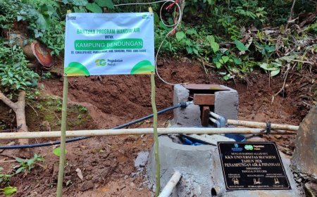 Pegadaian Jabar Atasi Krisis Air Bersih di Pangalengan