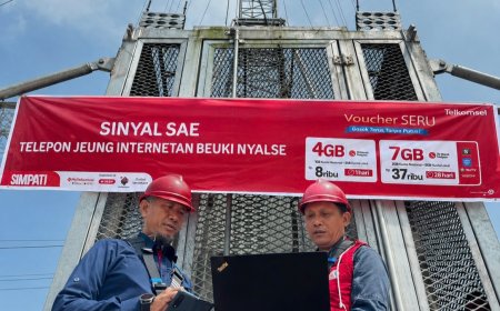 Jaringan 4G Telkomsel Kini Menjangkau Cisolok Sukabumi
