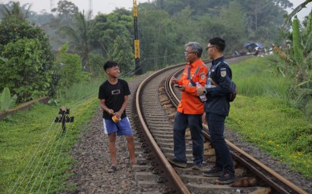 KAI Daop 2 Bandung Perkuat Keselamatan di Perlintasan Sebidang