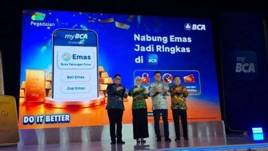 BCA dan Pegadaian Perluas Investasi Emas Digital lewat myBCA