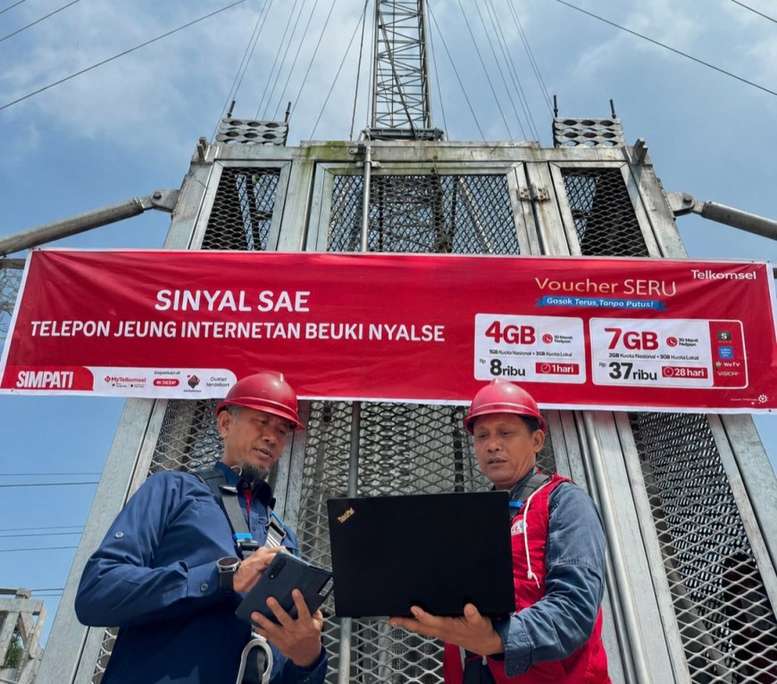 Jaringan 4G Telkomsel Kini Menjangkau Cisolok Sukabumi