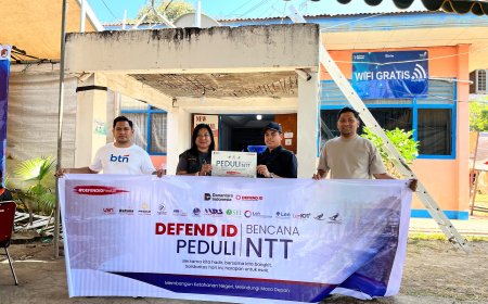 Gempa NTT, PTDI Salurkan Bantuan Kebutuhan Dasar