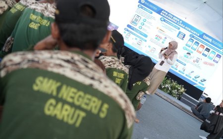 BI Jabar Perkuat Literasi Ekonomi dan Kecakapan Transaksi Digital Pelajar di Cikelet