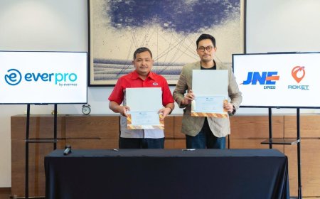 Layanan Kurir Instan JNE Gandeng Everpro Perkuat Ekosistem UMKM