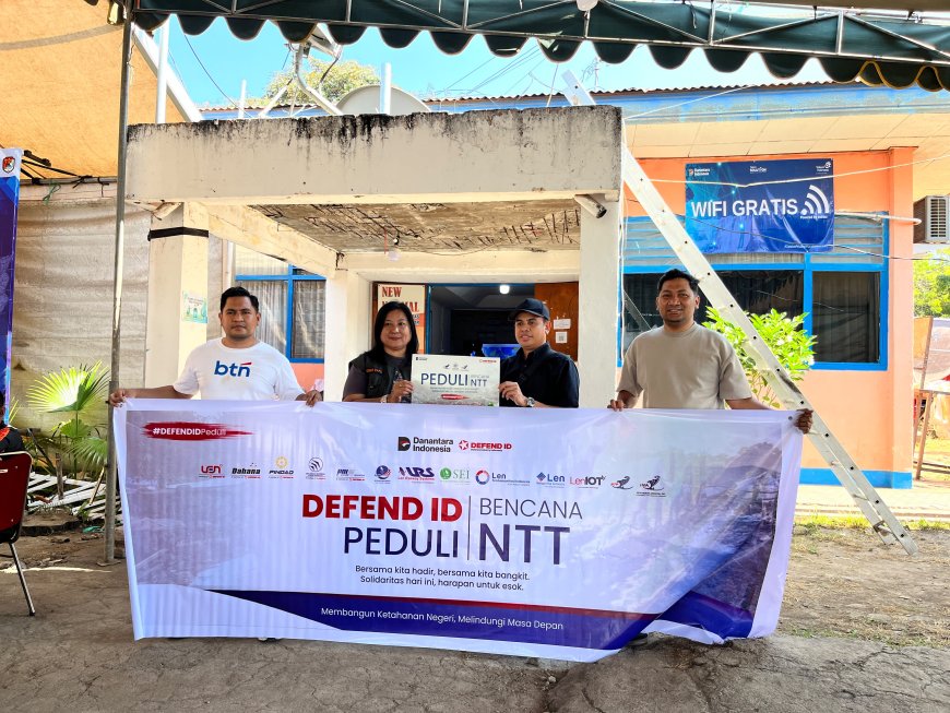 Gempa NTT, PTDI Salurkan Bantuan Kebutuhan Dasar