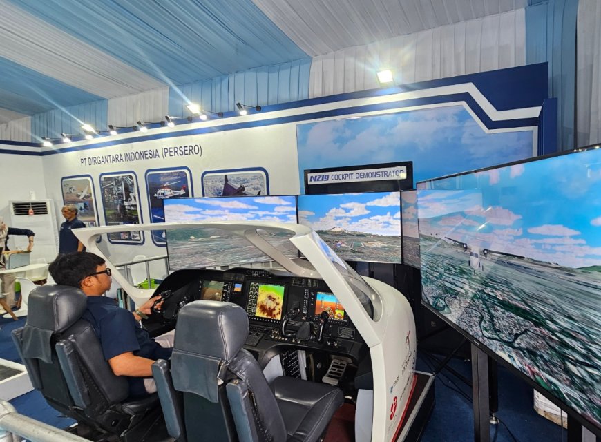 Cockpit Demonstrator N219 Buatan PTDI Jadi Daya Tarik di TNI Fair 2026