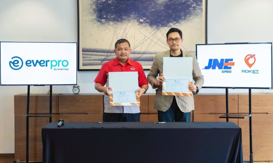 Layanan Kurir Instan JNE Gandeng Everpro Perkuat Ekosistem UMKM