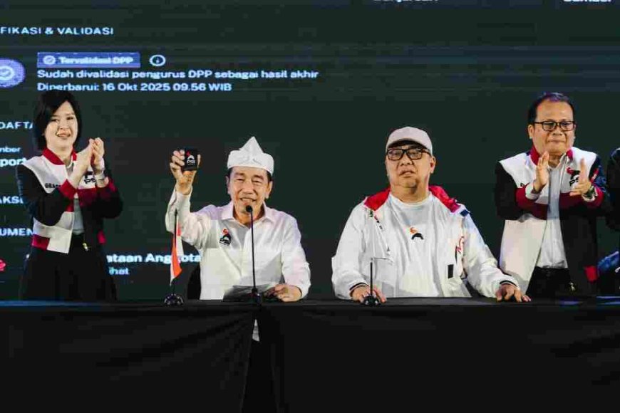Nomor KTA Jokowi di PSI Jadi Sorotan, Ada Deretan Angka 7 yang Tak Biasa