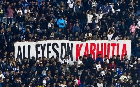 Bobotoh Sulap Tribun Persib Jadi Panggung Kritik Lingkungan, All Eyes On Karhutla Menggema