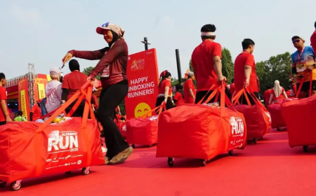 Jersey Alfamart Run 2026 Terbuat dari 12 Botol Plastik Daur Ulang