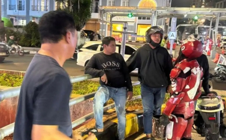 Iron Man Bantu Redam Keributan di Kelapa Gading