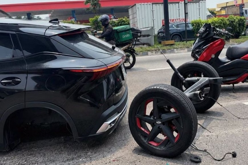 Insiden As Roda Chery Omoda 5 di Malaysia Jadi Sorotan, Penyebab Masih Diselidiki